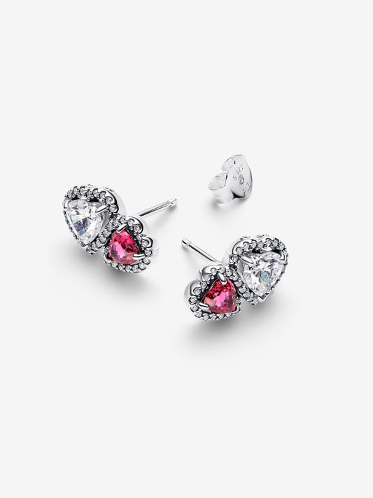 Halo Hearts Stud Earrings