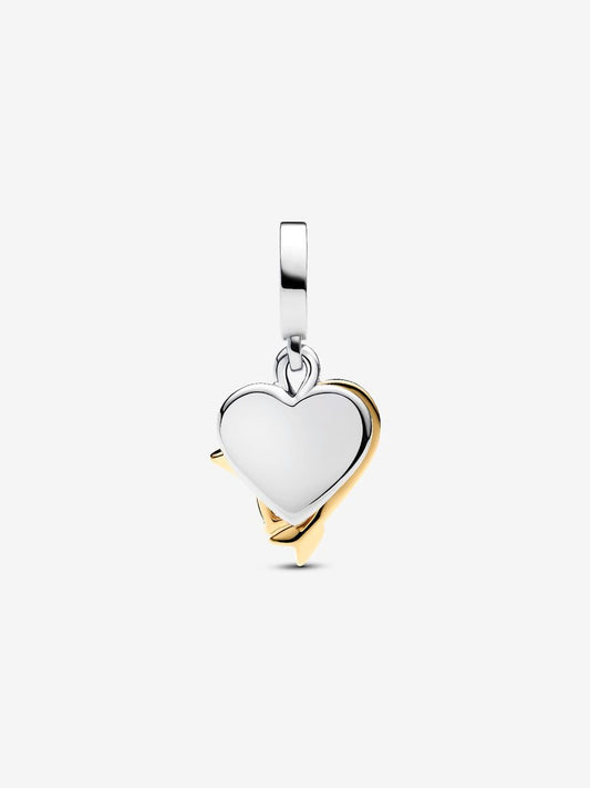 Heart & Arrow Double Dangle Charm