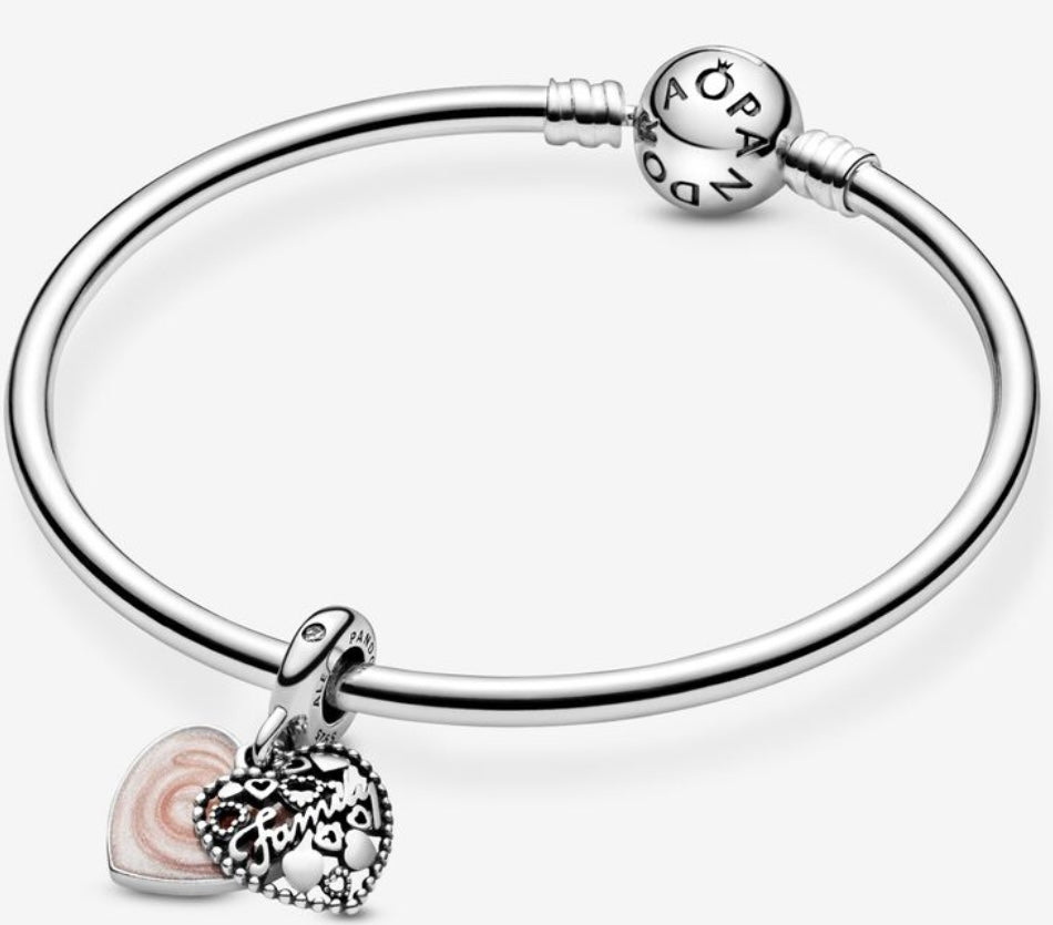 Love Makes A Family Heart Dangle