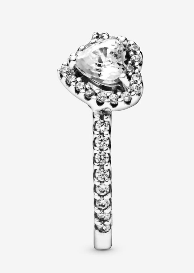 Elevated Heart Ring