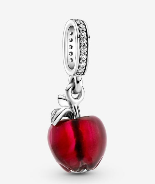 Murano Glass Red Apple Dangle