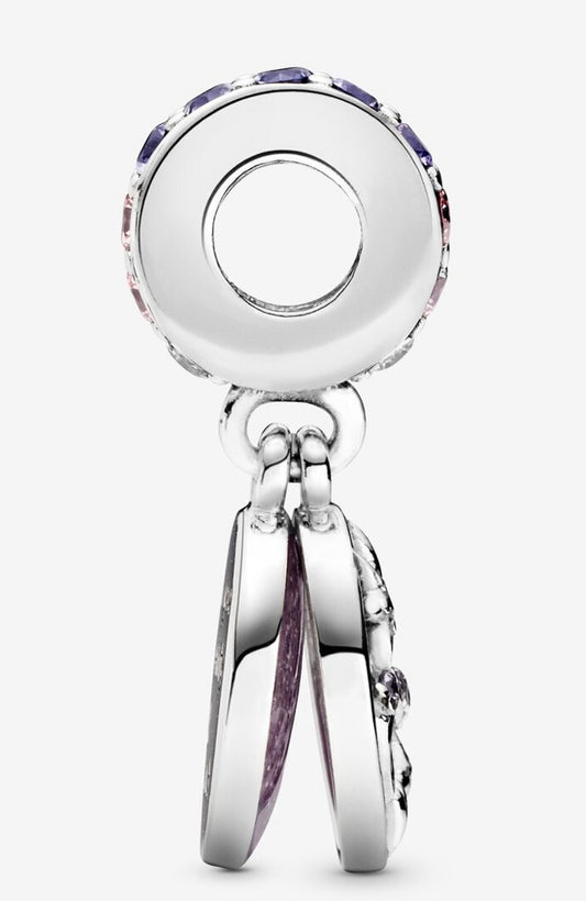 Glittering Infinity Hearts & Stars Dangle