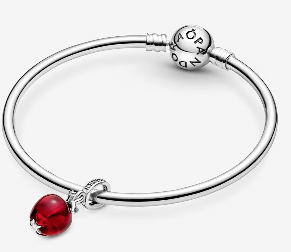 Murano Glass Red Apple Dangle