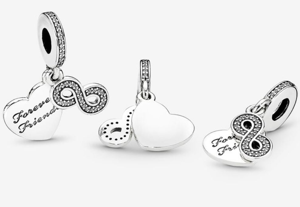 Forever Friends Heart Dangle
