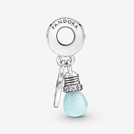 Glow-in-the-dark Lightbulb Double Dangle Charm