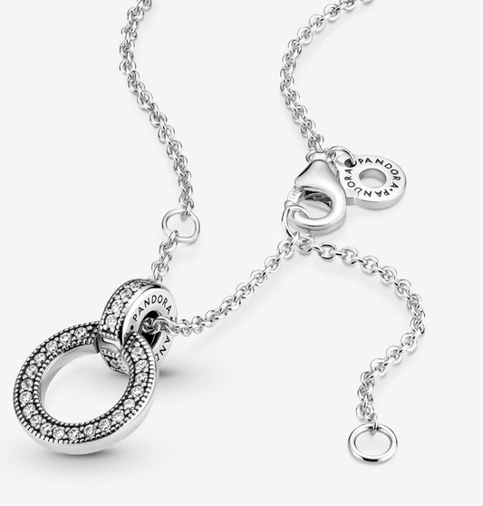 Double Circle Necklace