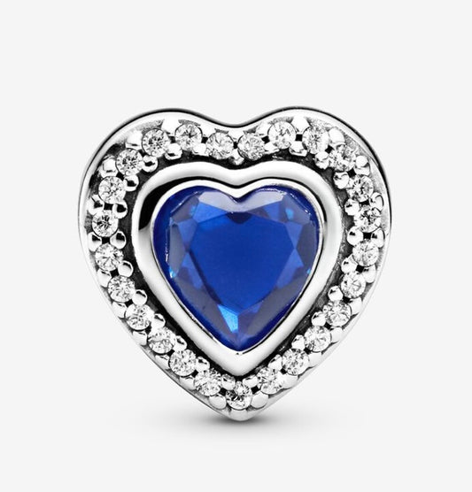 Sparkling Blue Heart