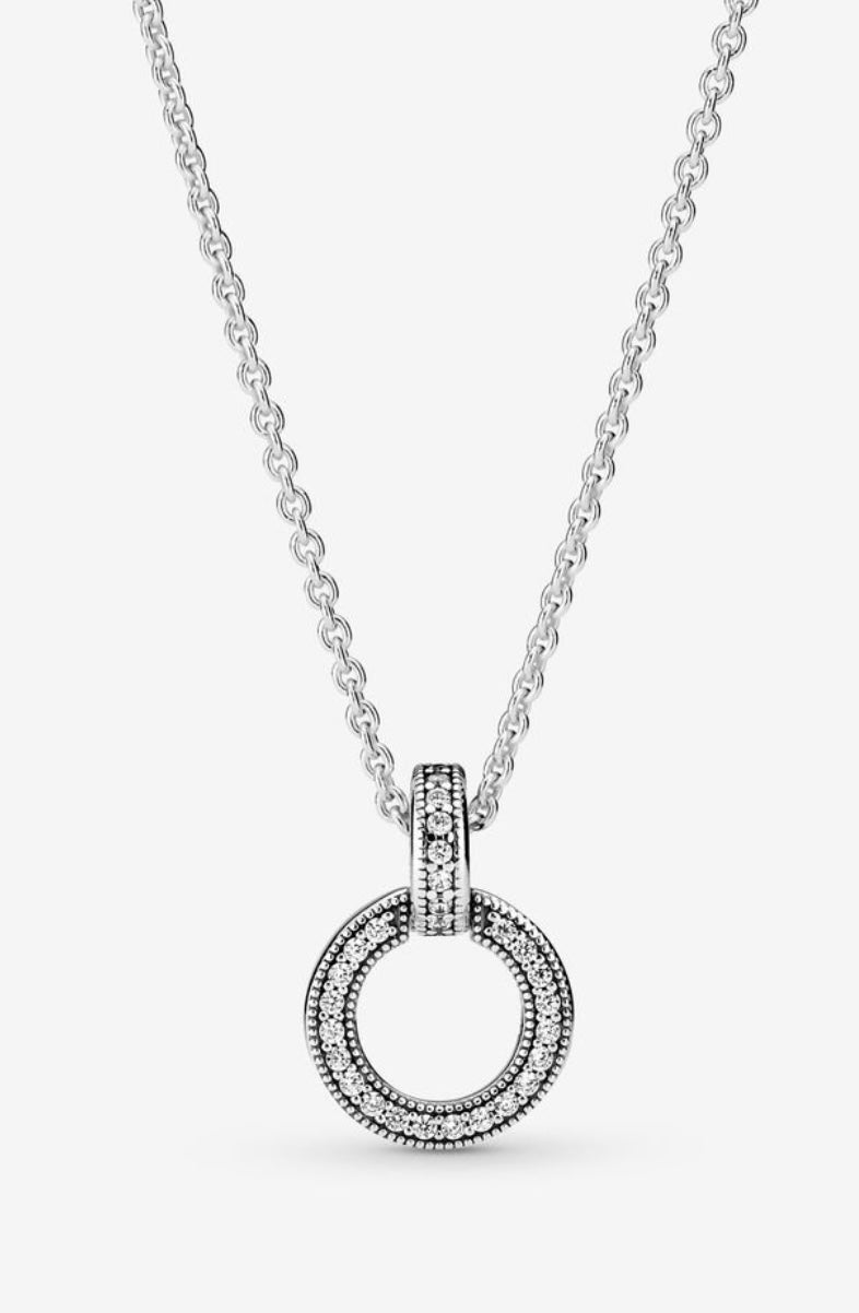 Double Circle Necklace