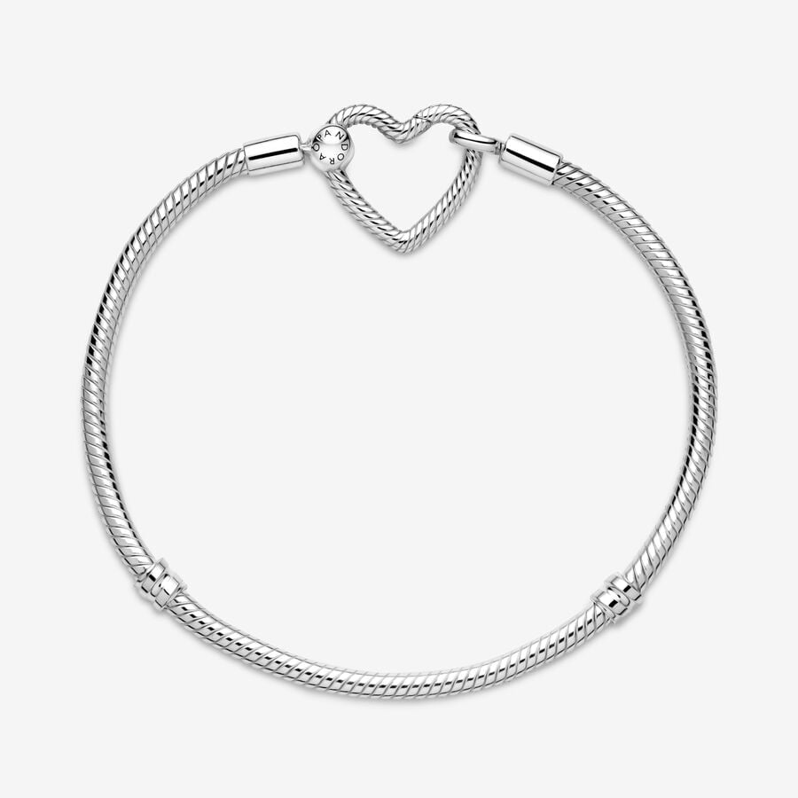 Heart Closure Snake Chain Bracelet