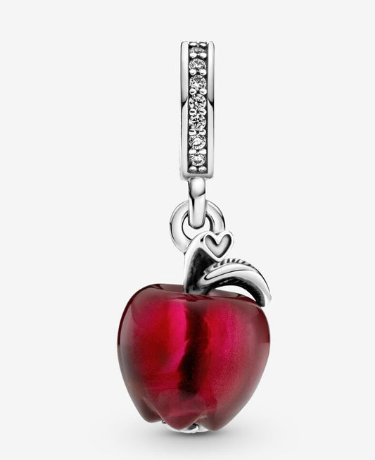 Murano Glass Red Apple Dangle