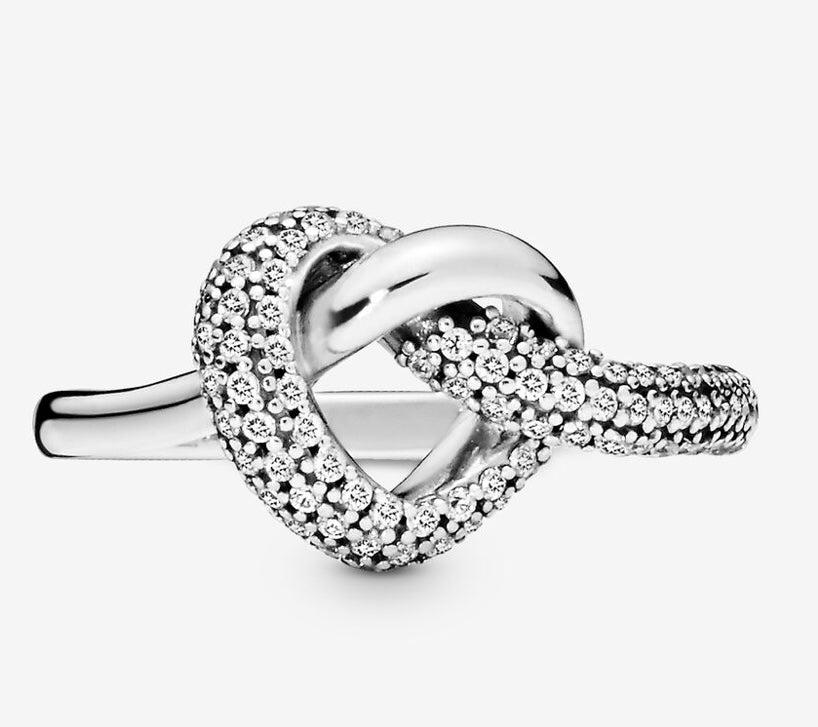 Knotted Heart Ring