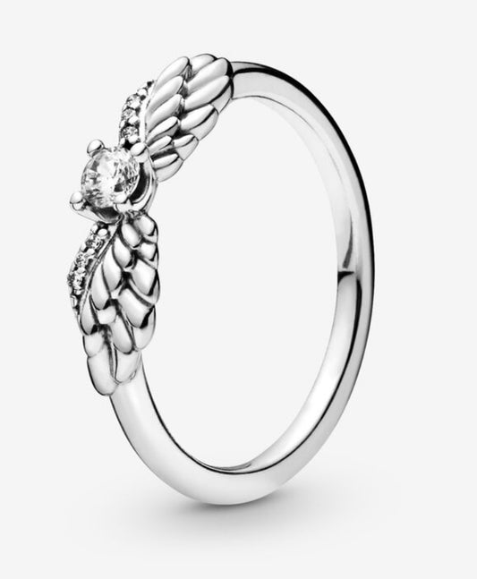 Sparkling Angel Wings Ring